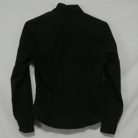 TOMMY JEANS | small | Black Cotton Casual / Dress Shirt | Made In Canada 🟥🍁🟥 - Picture 2 of 14